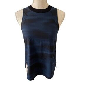 ATHLETA Zephyr Print Tank CYA Top | Blurred Camo,‎ XXS l #531781